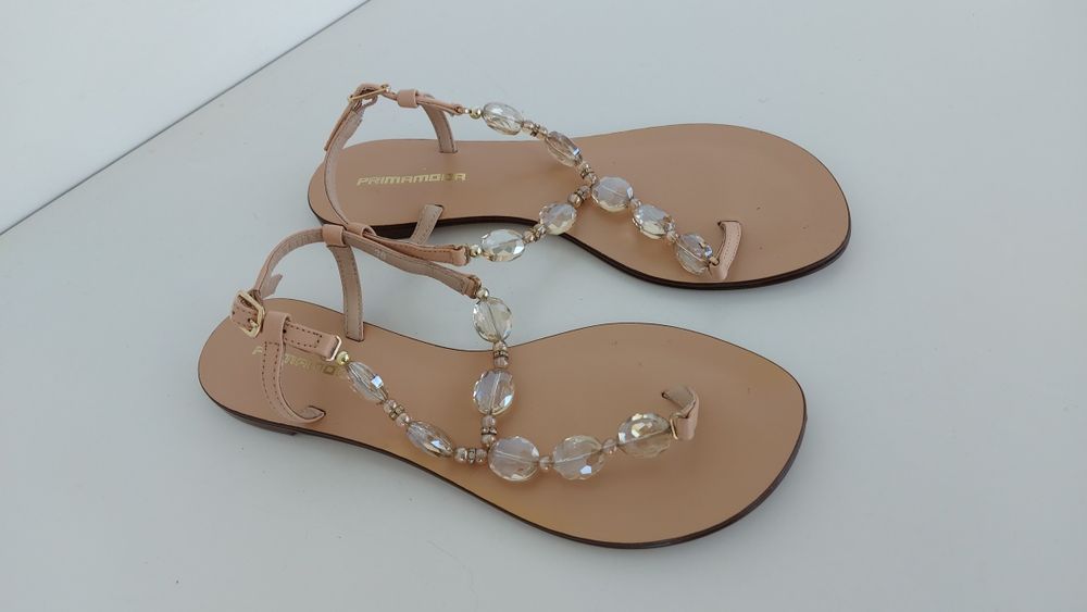 Buty sandały skórzane Prima Moda w rozmiarze 38