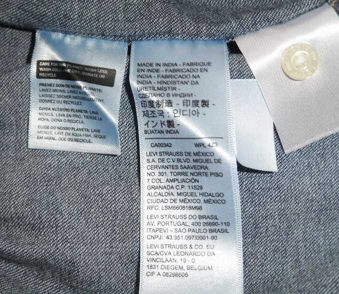 Рубашка джинсовая LEVI´S® оригинал XL