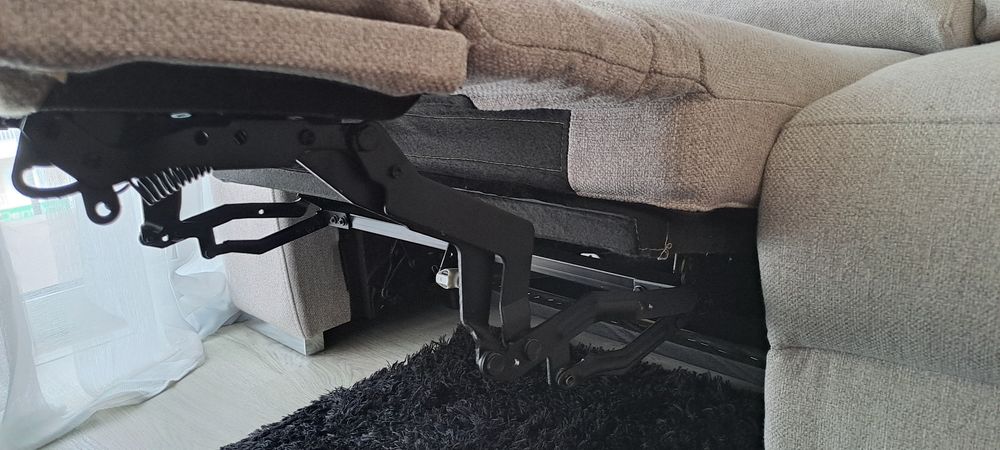 Sofá 3 lugares com Relax e Chaise Longue
