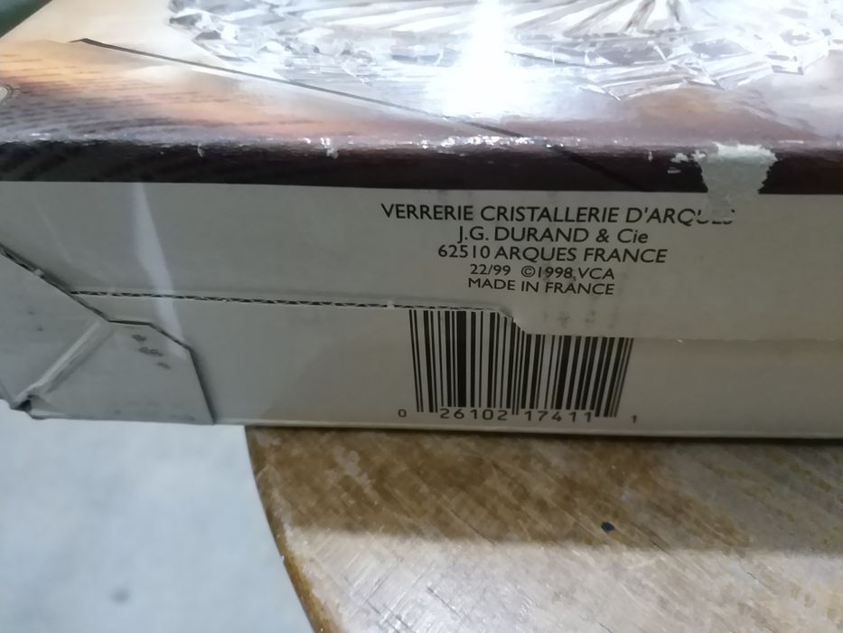 Cinzeiro cristal d'arques - Como Novo