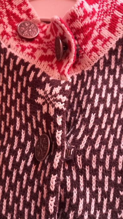 Przesliczny sweterek/ kardigan dziewczecy 110 (do 116)