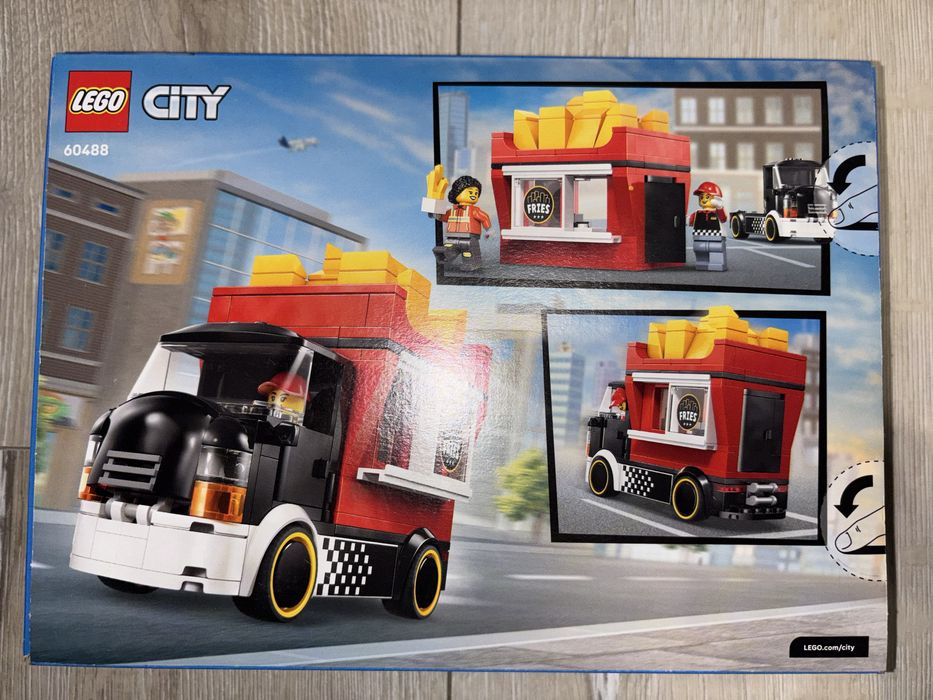 LEGO City 60488 – Food Truck z frytkami  NOWY / 216 elementów