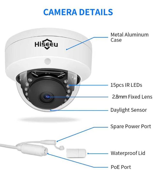 Camera cctv POE 5mp