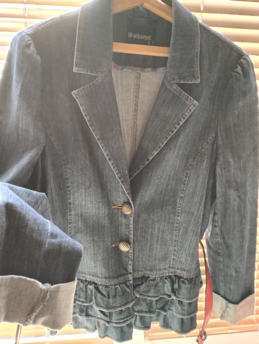 Джинсов.модный пиджак