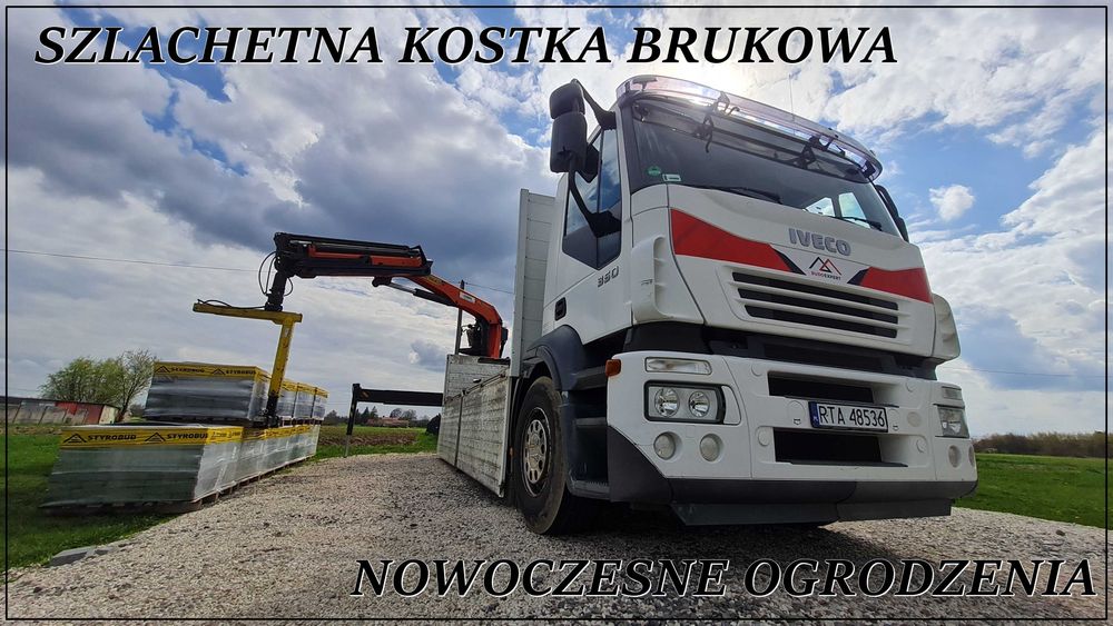 Palisada betonowa ARKADA 40/60/80 jak hestra GRAFIT SZARA Kurier HIT!