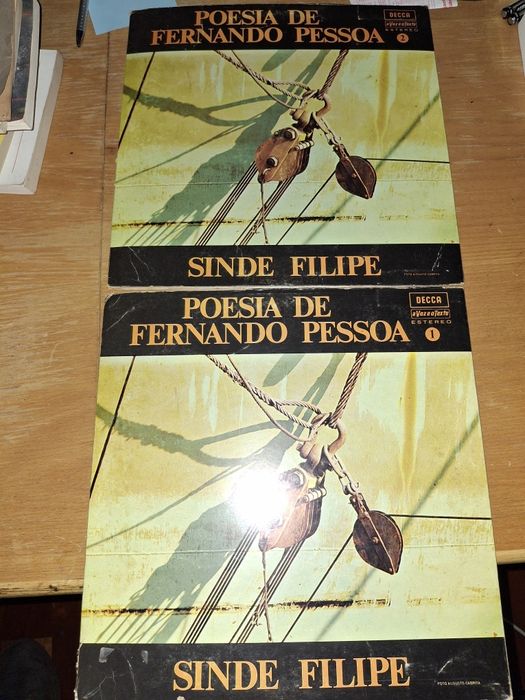 Poesia Fernando Pessoa 2LP sinde Filipe poesia