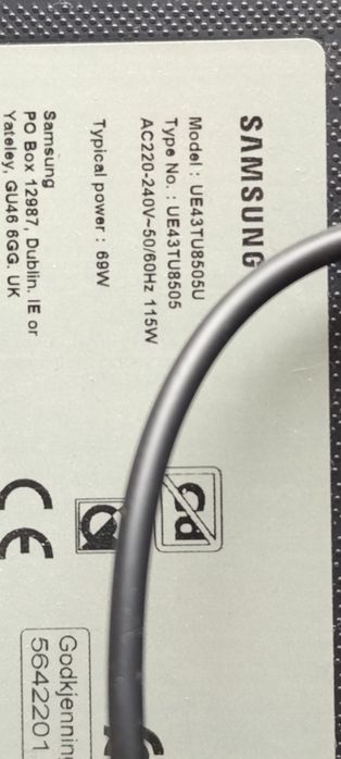 Smart TV Samsung Cristal 43p + Barra Surround e subwoofer