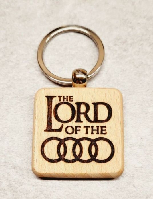Breloczek do kluczy Brelok drewniany Audi Brelok do a uta
