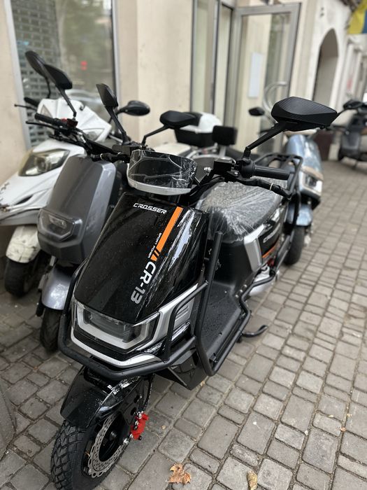Электроскутер Crosser CR 13 PRO . Электромопед. Литий 72V-30-71А
