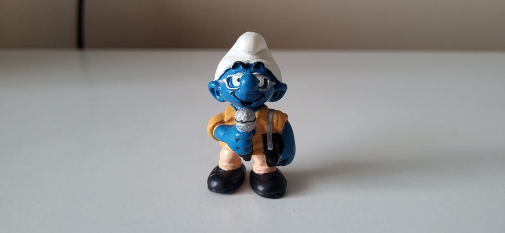 Schleich smerf smurf piosenkarz figurka model wycofany z 2000 r.