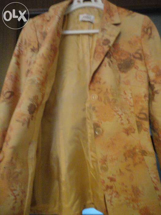 Elegancki pomarańczowy żakiet Jean Paul marynarka rozm 36