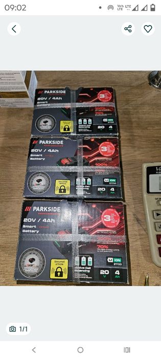 Nowe baterie Parside 20V 4Ah