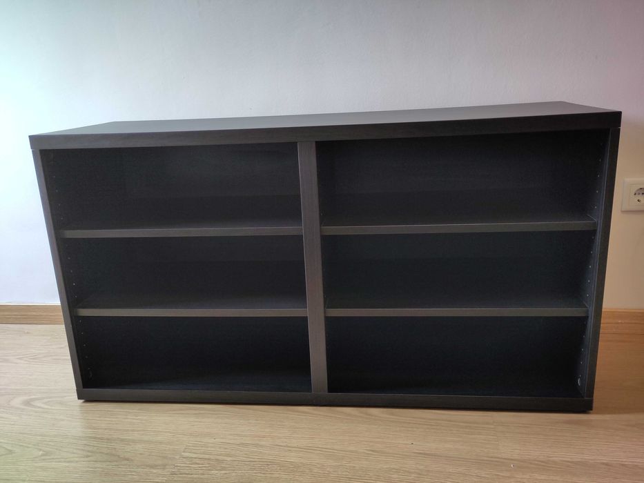 Móvel de TV/Arrumação IKEA BESTA preto castanho