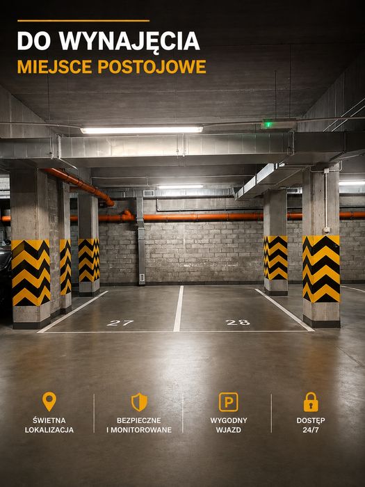 Wynajmę miejsce postojowe Jasielska