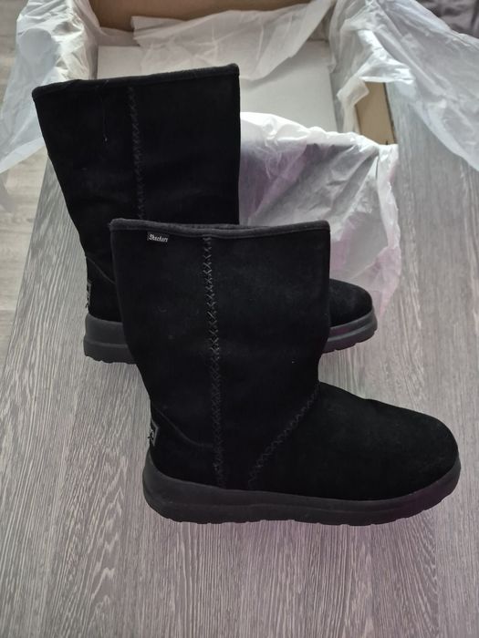 Сапоги зимние, женские Skechers