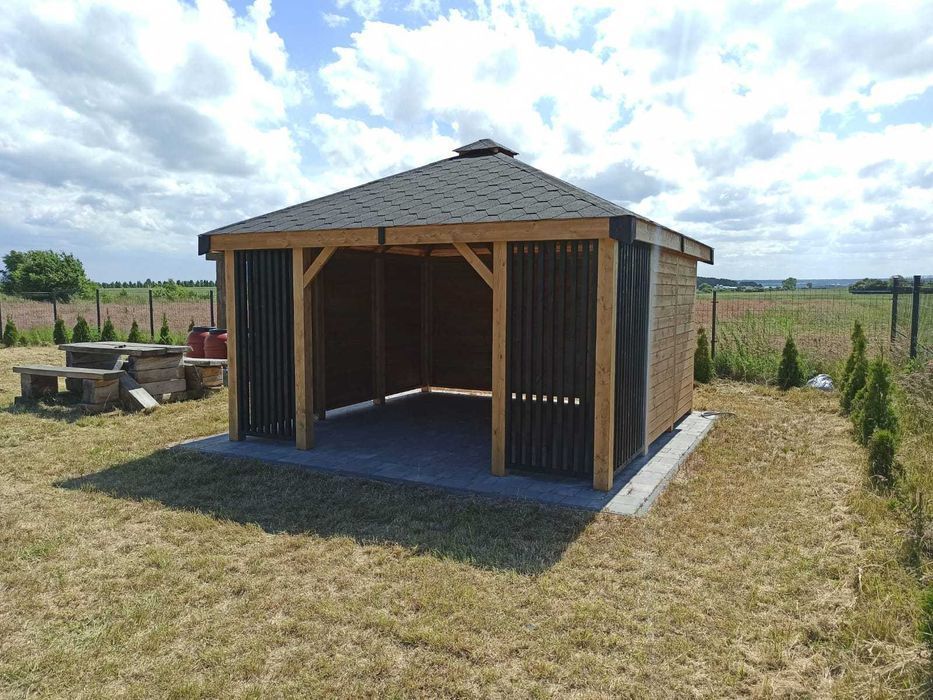 Altana altanka ogrodowa drewniana "SYCYLIA" 4x4 HIT!