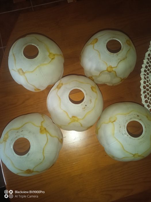 Vidros para candeeiro abajur 5 em ótimo estado