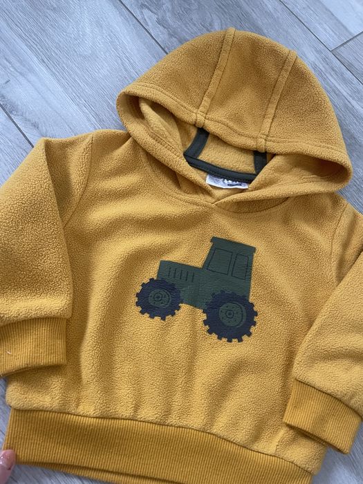 Komplet jeansy i bluza z kapturem Kik rozmiar 74