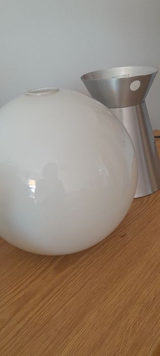 Lampa stojąca klosz kula 30 cm