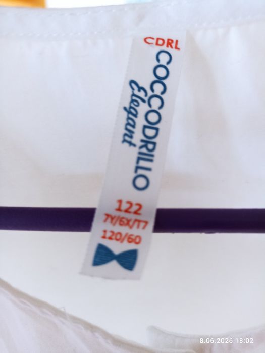 Bluzka z kołnierzykiem cocodrillo seria ellegant