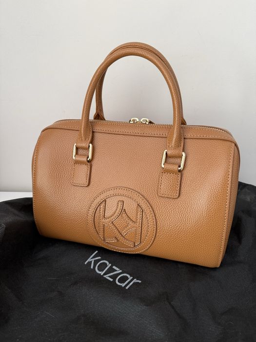 KAZAR toeebka skórzana camel brąz nowa