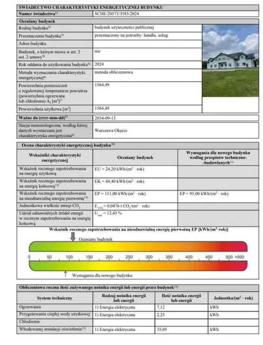 Świadectwo Charakterystyki Energetycznej Certyfikat Energetyczny Tanio