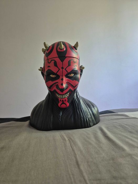 Busto/ cabeça de Darth Maul, Star Wars/Guerra das Estrelas