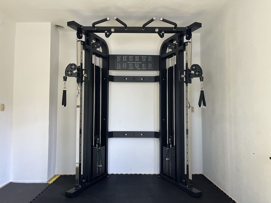 Atlas MS-954 Narożny Wyciągi Stosy 2x80kg Żeliwne Brama Narożna Siłownia Komercyjna Profesjonalna
