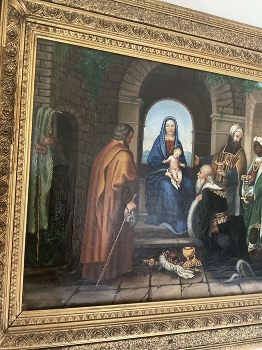 Pintura oleo arte sacra