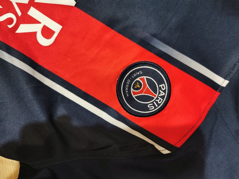 Strój piłkarski koszulka spodenki 158 Paris Saint German 7 Mbappe nike