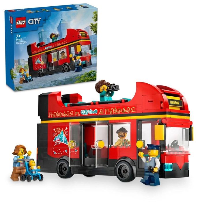 LEGO(R) CITY 60407 Autokar czerwony piętrowy LEGO(R) Rok wydania: