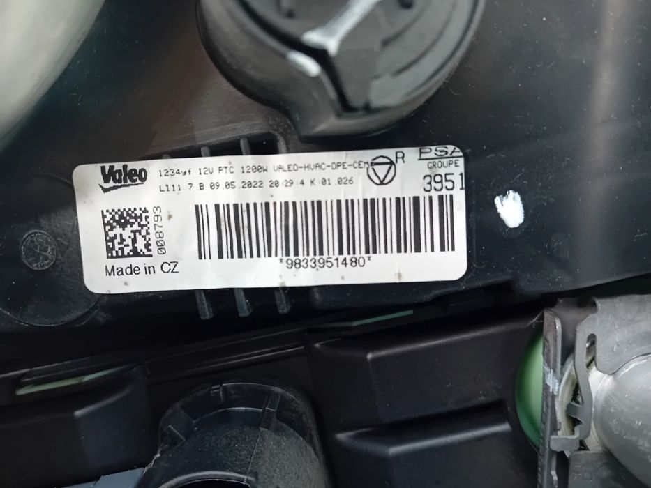 Chauffage / sofagem completa PEUGEOT 308 SW III