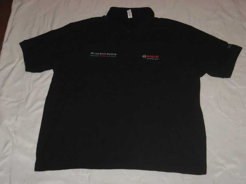 koszulka polo robocza Bosch haft czarna duża XXXL 3XL warsztat