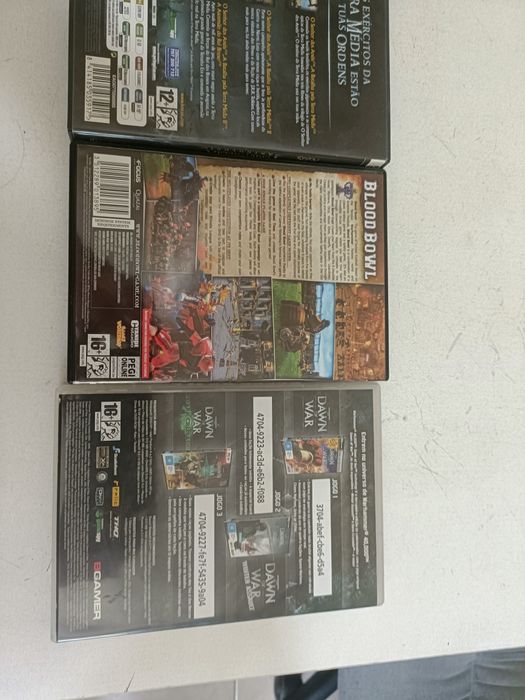 Lote 4 jogos dvd para computador