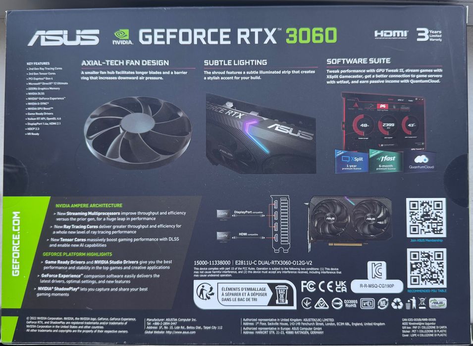 GeForce RTX 3060 12gb v2
