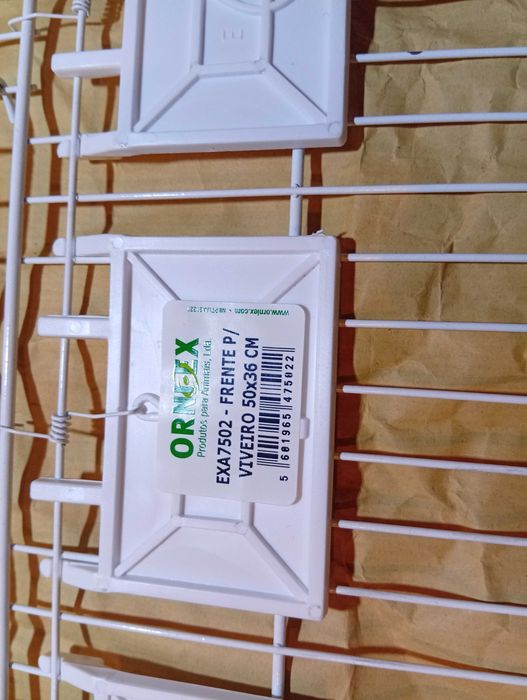 Frente para gaiola viveiro ave passaro