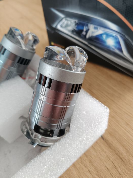 Żarówki H4 LED Mini Soczewka Projektor DUAL VISION – NOWE