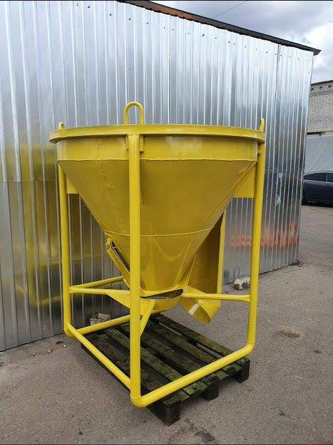 Бункер для бетону, Бадья для бетону, туфелька для бетону, лійка