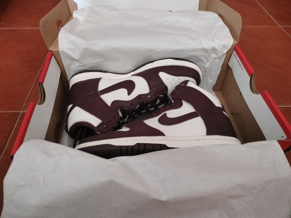 Nike Dunk High Bordo
