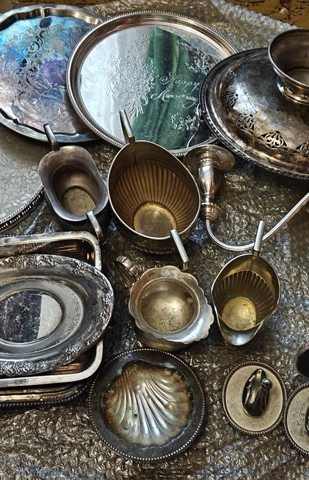 Посеребренные предметы Англия