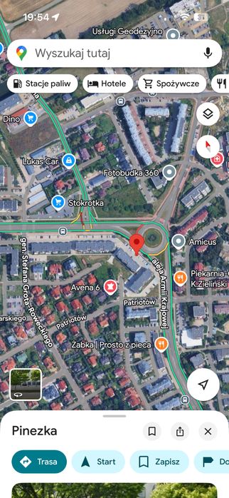 Miejsce parkingowe. Płock, Podolszyce północne