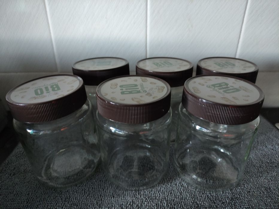 Frascos de vidro