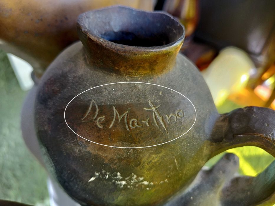 Estátua Bronze Geovanni De Martino Séc XIX