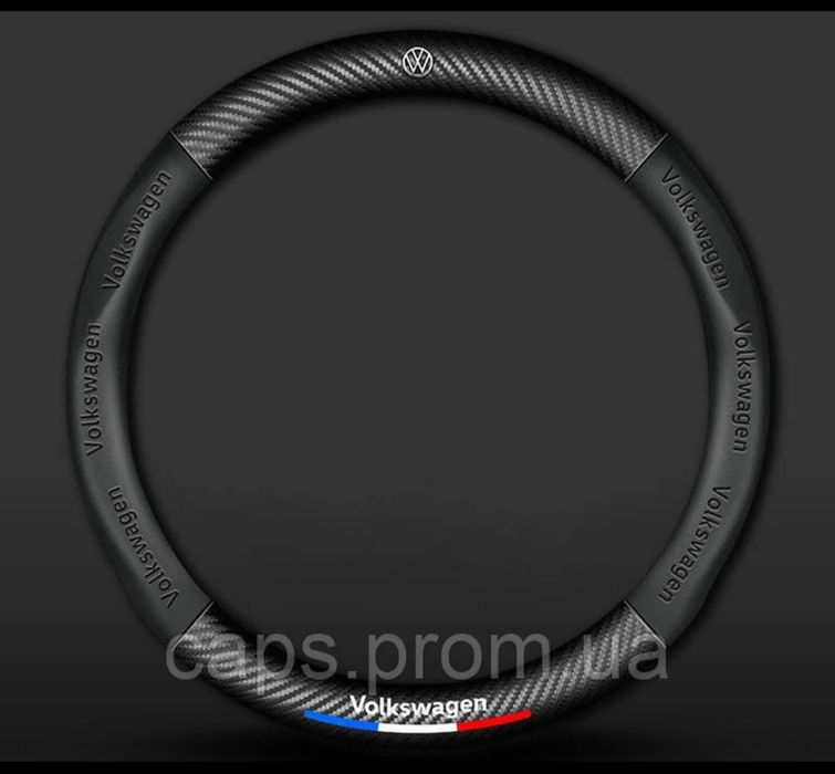 Кожаный чехол на руль(М)37-39см ,шкіряний чохол на керма,Sport Brend