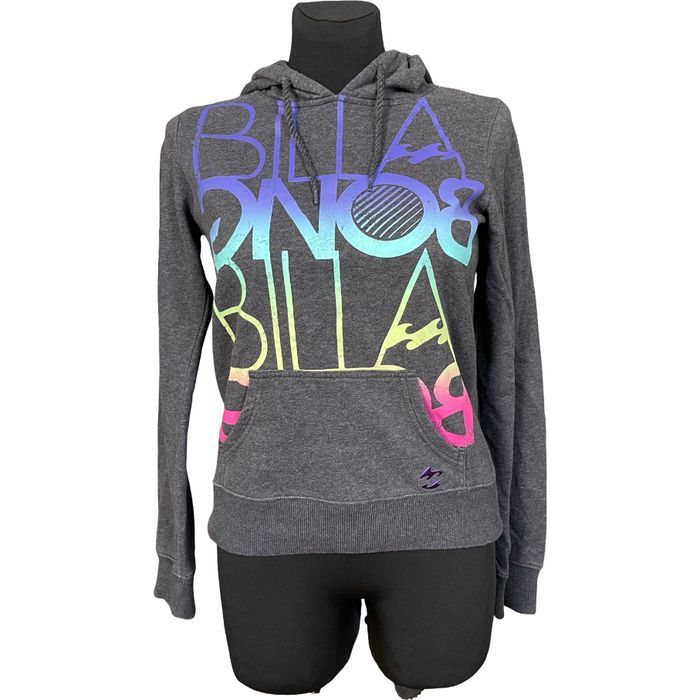 Billabong Bluza Damska z Kapturem Ciepła Wygodna Szara Rozmiar XS