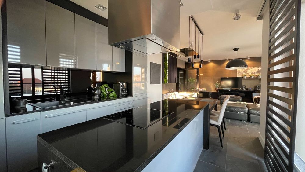 Apartament Jacuzzi Widok na rzekę MotławęGdańsk Jarmark Swiateczny