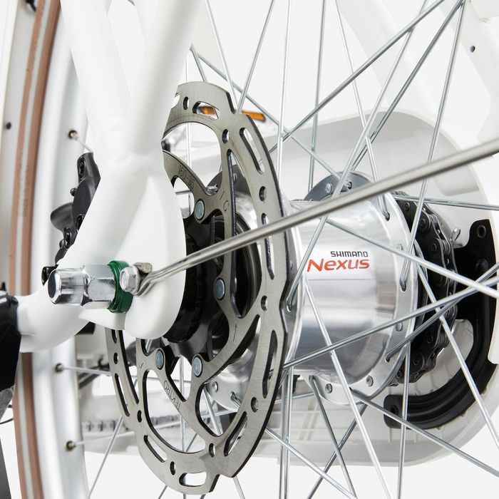 Bicicleta Elétrica de Cidade Elops 920 Connect LF Branco