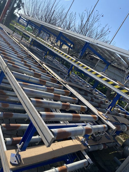 Tapete de rolos motorizados