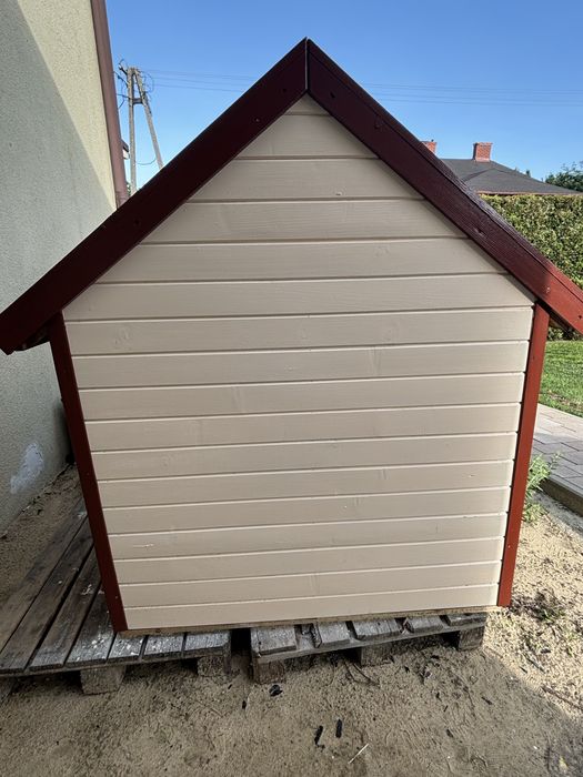 Drewniamy domek do Ogrodu dla dzieci .