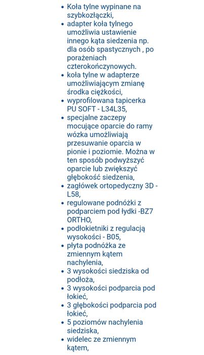 Wózek inwalidzki Vermeiren V300 30° Komfort